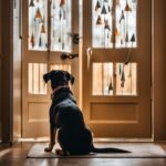 my dog keeps sitting by the door